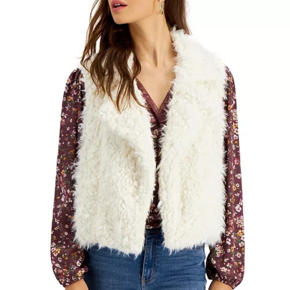 Self Esteem Faux Fur Vest